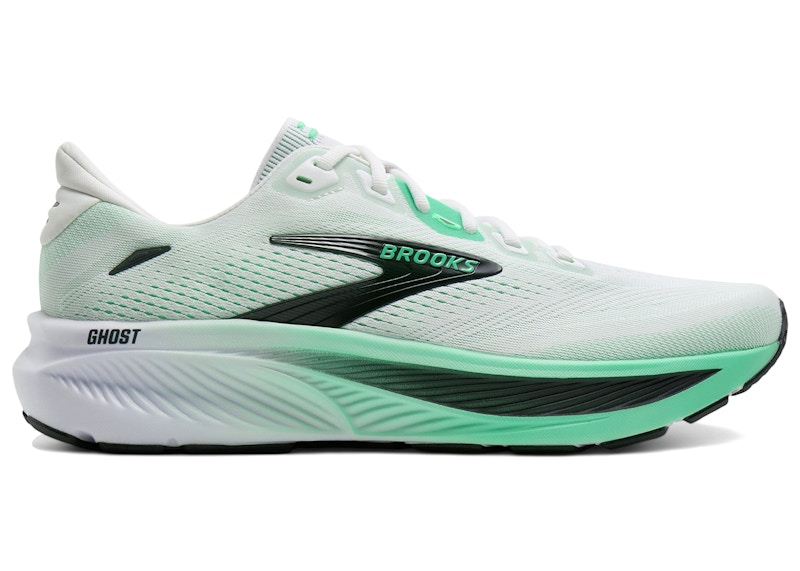 Brooks Ghost 18 Weiße Spring Bud Fichte