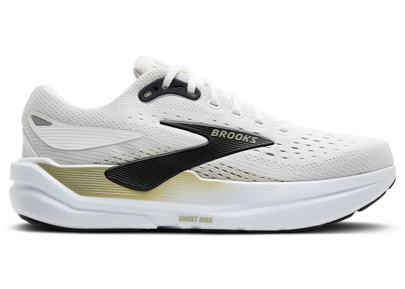Pre-owned Brooks Men's Ghost Max 3 Sneakers In Bright White/tea/black