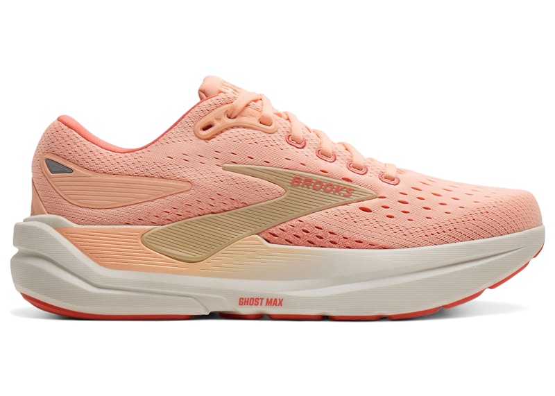 Brooks Ghost Max 3 (Women's) Sneakers in Peach/Sand/Coconut