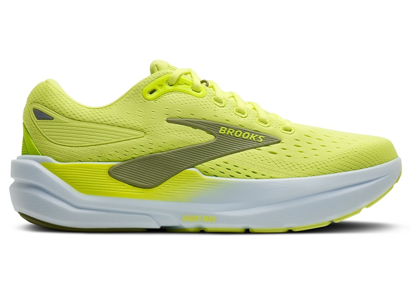 Pre-owned Brooks Men's Ghost Max 3 Sneakers In Sunny Lime/acid Lime/tea