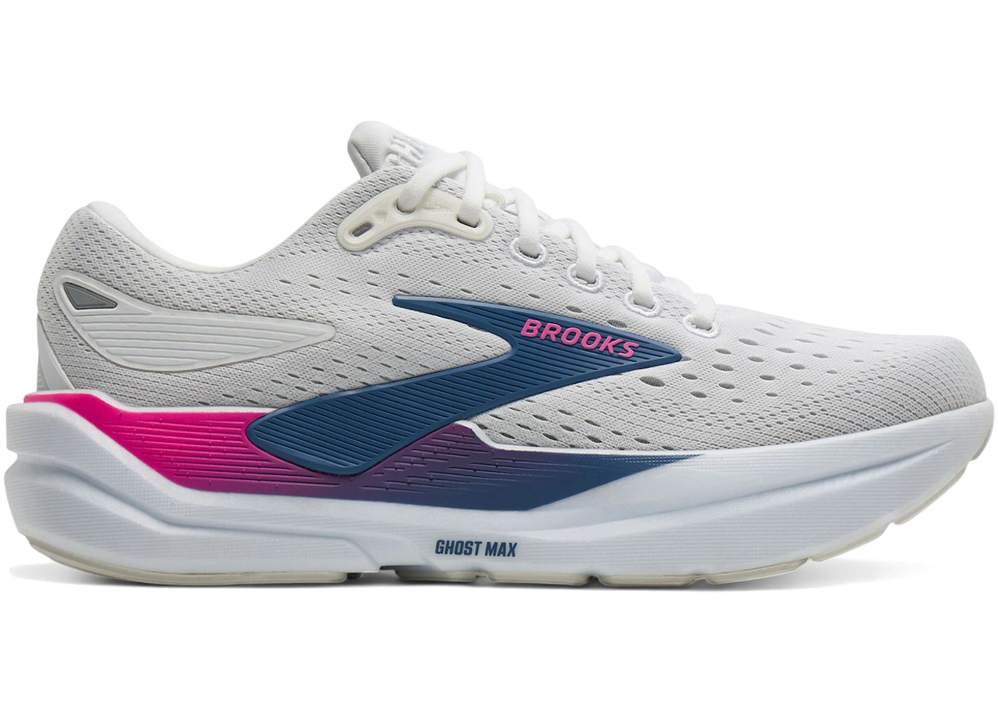 Brooks Ghost Max 3 White Moonlight Pink (Women's) - 120457-1B-132 - US