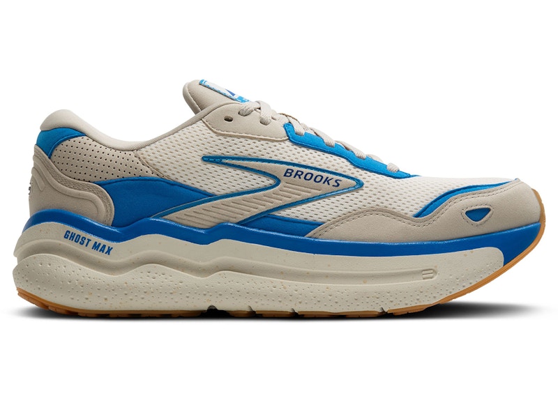 Pre-owned Brooks Ghost Max Se (women's) Sneakers In Silver Lining/blue/surf The Web