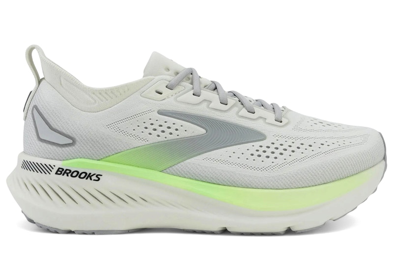 Men's Brooks Glycerin GTS 23 Sneakers in Grey/Green/Black