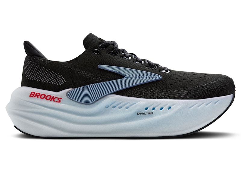 Pre-owned Brooks Men's Glycerin Max Sneakers In Black/ebony/winter Sky Blue
