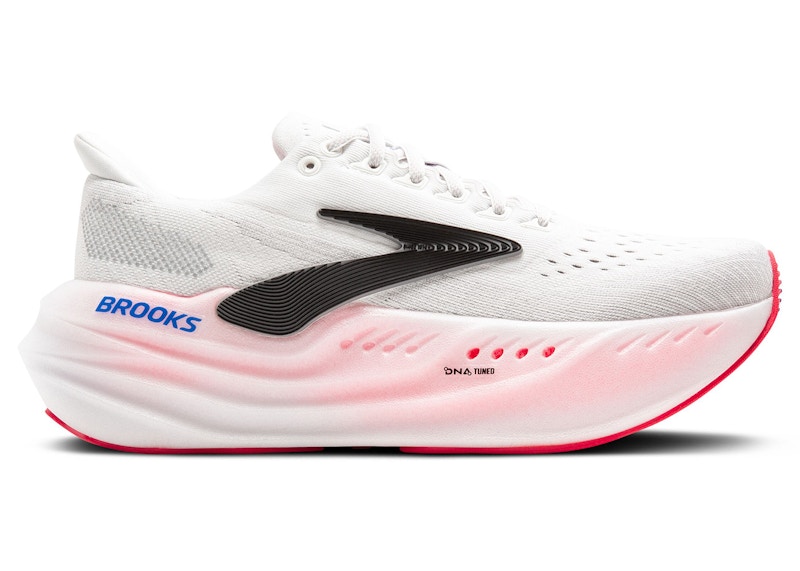 Pre-owned Brooks Glycerin Max (women's) Sneakers In White/black/diva Pink In Multi