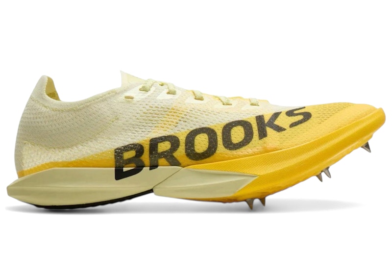 Men's Brooks Hyperion Elite MD 2 Sneakers in Luminary/Cyber Yellow/Black