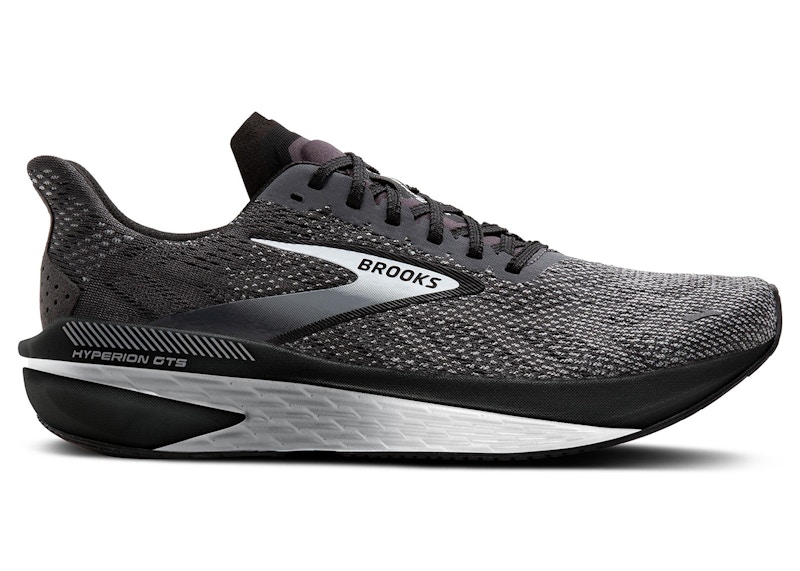 Pre-owned Brooks Men's Hyperion Gts 2 Sneakers In Black/ebony/primer Grey