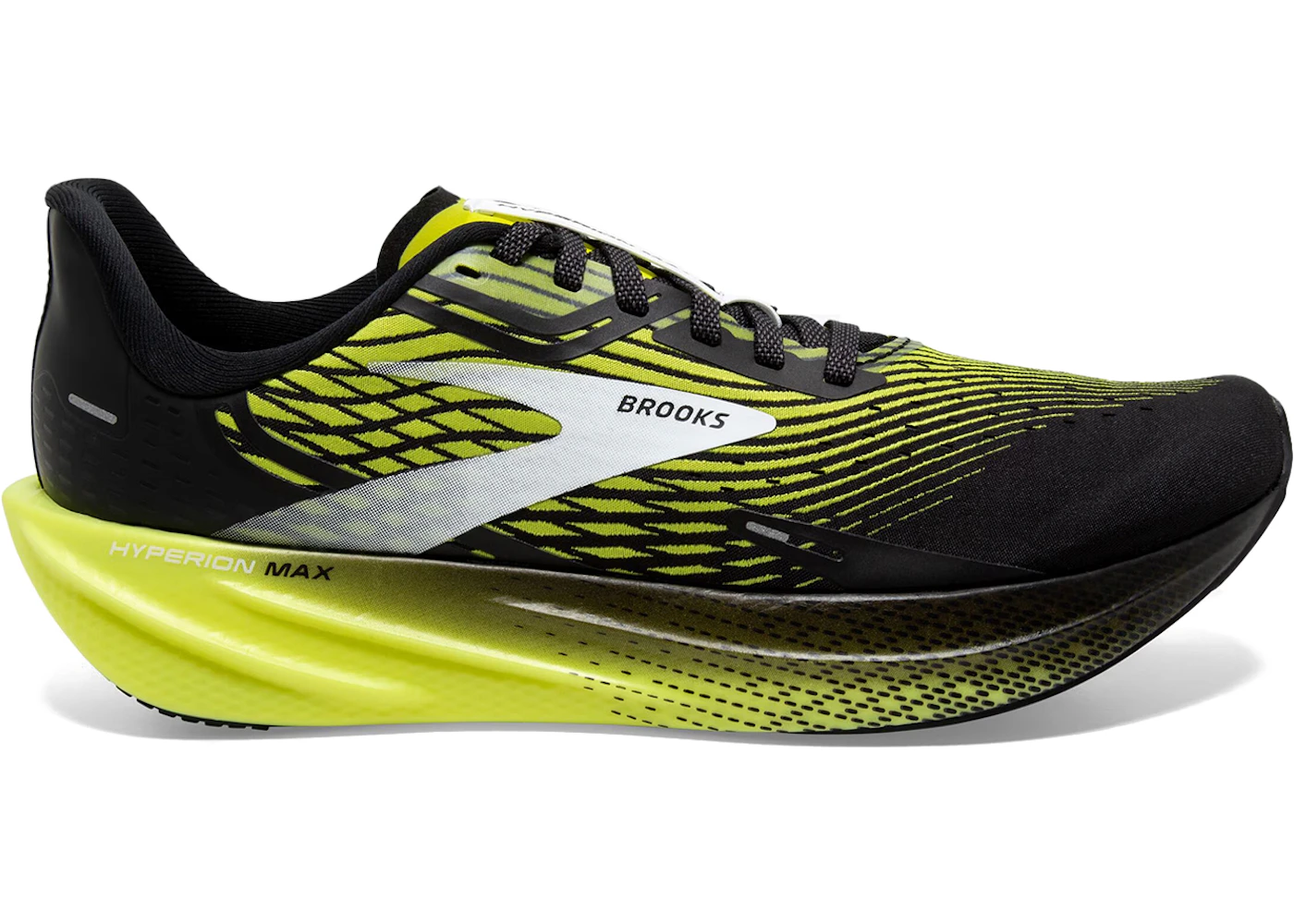 Brooks Hyperion Max Black Blazing Yellow Men's - 110390-1D-078 - US