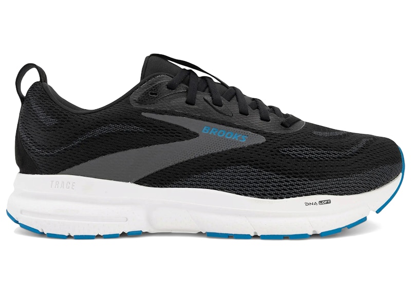 Men's Brooks Trace 4 Sneakers in Black/Ebony/Cloisonne