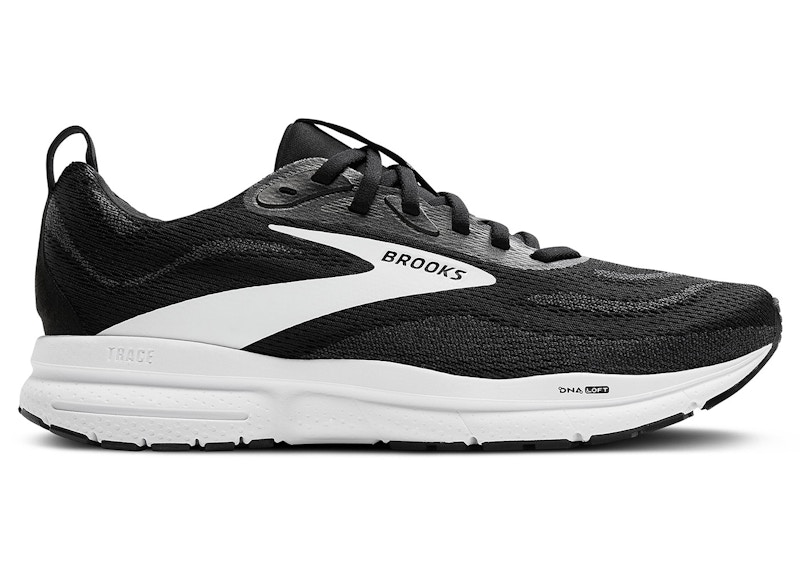 Pre-owned Brooks Trace 4 (women's) Sneakers In Black/grey/white In Multi