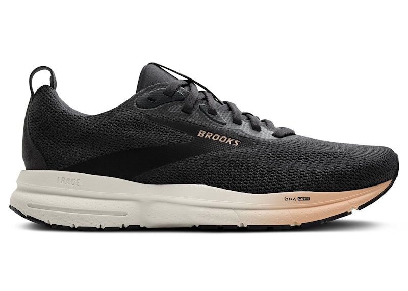 Pre-owned Brooks Trace 4 (women's) Sneakers In Ebony/black/almond