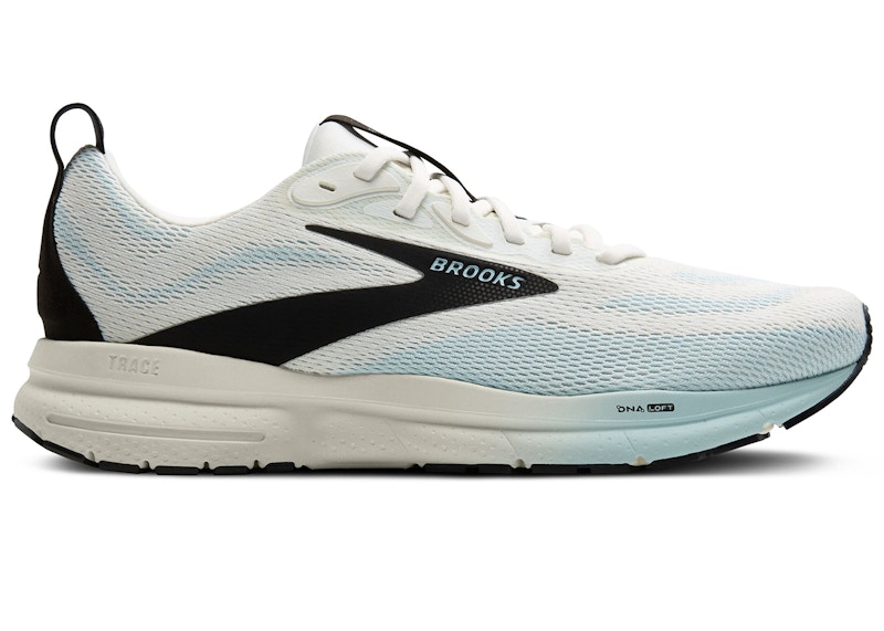 Pre-owned Brooks Men's Trace 4 Sneakers In Grey/wintersky Blue/black