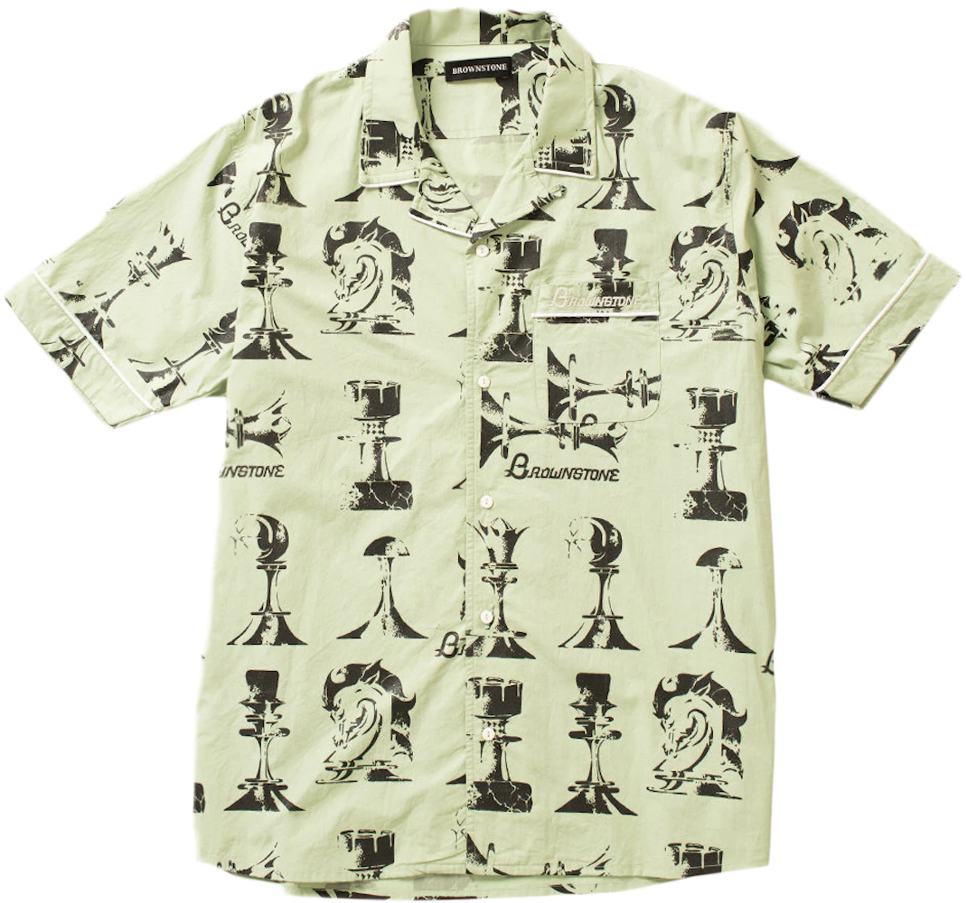 Brownstone Club Collar Shirt Sage Men's - Collection V - GB