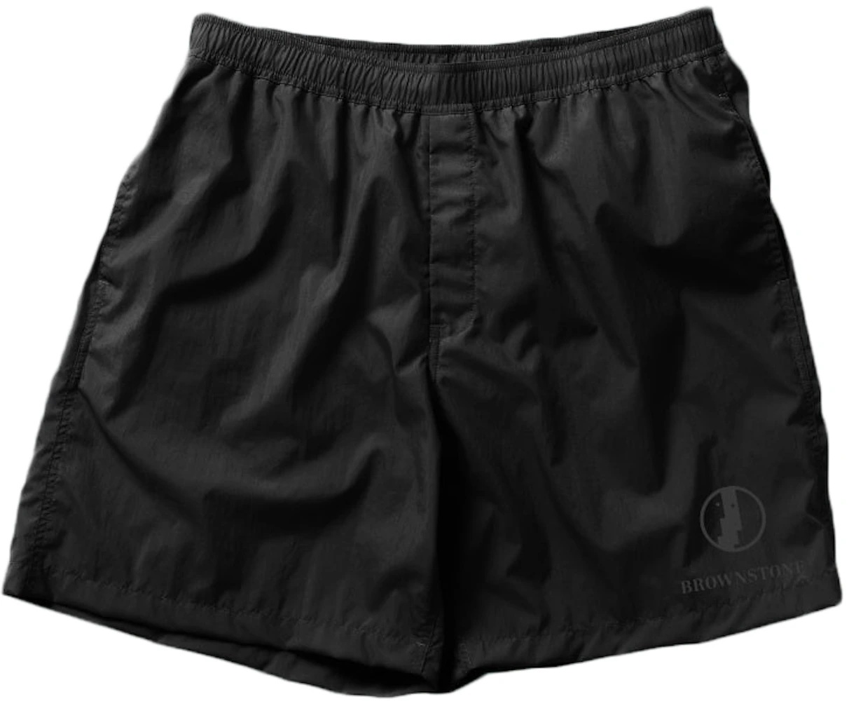 Brownstone Nylon Water Resistant Short Pitch Black - Collection V ...