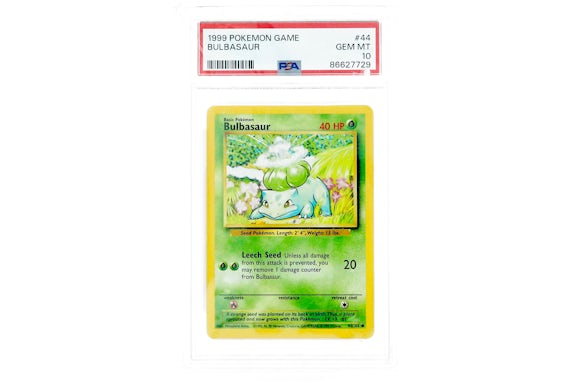 Bulbasaur 1999 Pokemon TCG Basisset 1. Auflage #44/102