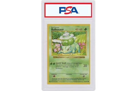 Bulbasaur 1999 Pokemon TCG Base set Shadowless #44 (PSA or BGS Graded) - 1999 - US Bulbasaur 1999 Pokemon TCG Base set Shadowless #44 (PSA or BGS Graded) - 1999 - US