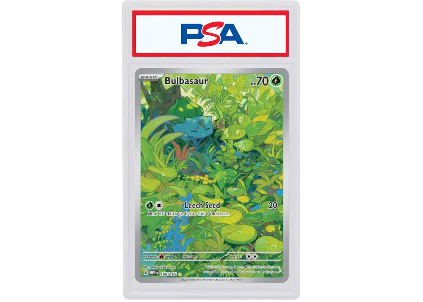 Bulbasaur 2023 Pokmon Scarlet & Violet 151 Special Illustration Rare 151/166 (PSA or BGS Graded) - 2023 - US Bulbasaur 2023 Pokmon Scarlet & Violet 151 Special Illustration Rare 151/166 (PSA or BGS Graded) - 2023 - US
