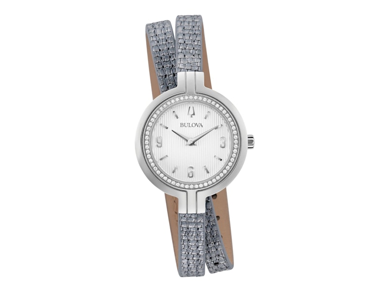 Bulova Rhapsody Leather Double Wrap 96R236