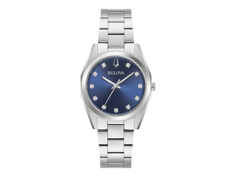 Pre-owned Bulova Women's  Surveyor 96p229 Watch In Stainless Steel In Silver