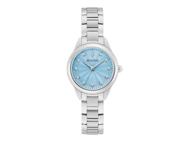 Pre-owned Bulova Women's Sutton 96p250 Watch In Stainless Steel