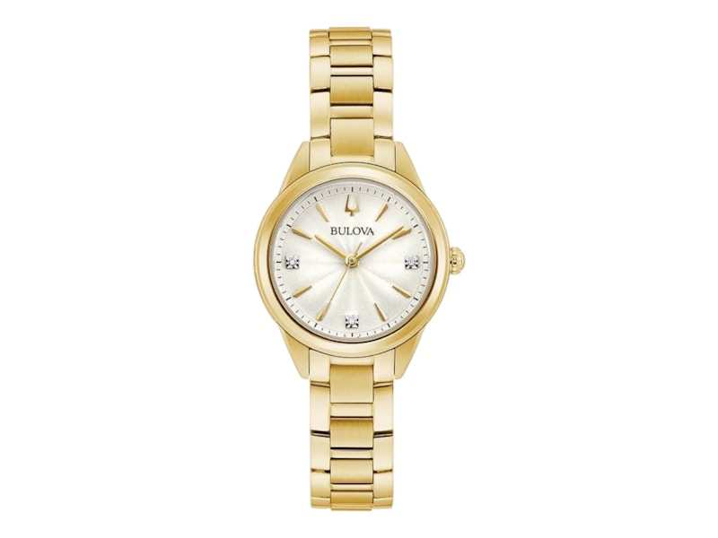 Pre-owned Bulova Women's  Sutton 97p150 Watch In Stainless Steel In Silver