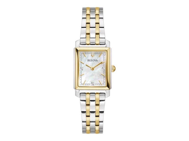 Pre-owned Bulova Women's  Sutton 98p220 Watch In Stainless Steel In Silver