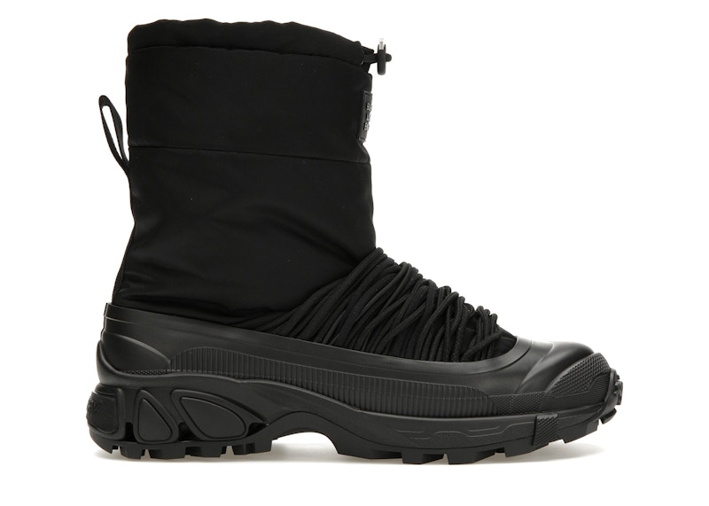 Pre-owned Burberry Men's  Arthur Puffy Ankle Boots Sneakers In Black