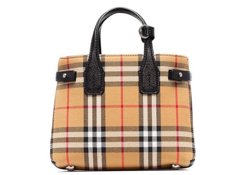 Burberry medium banner vintage check 2024 bag