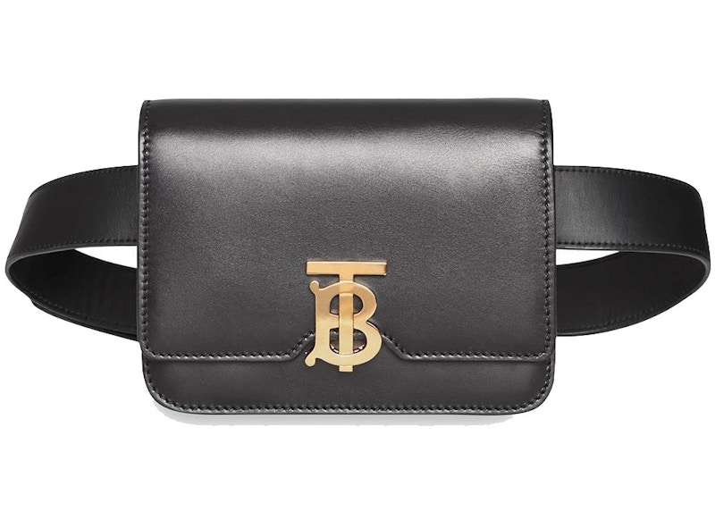 burberry black tb bag