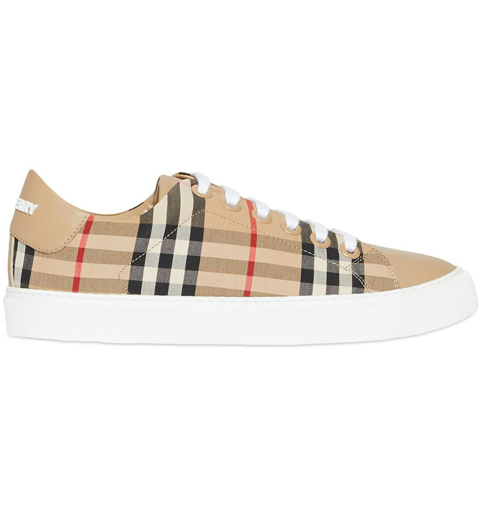 Sustainable Style: Burberry Bio-Based Sole Leather Sneakers