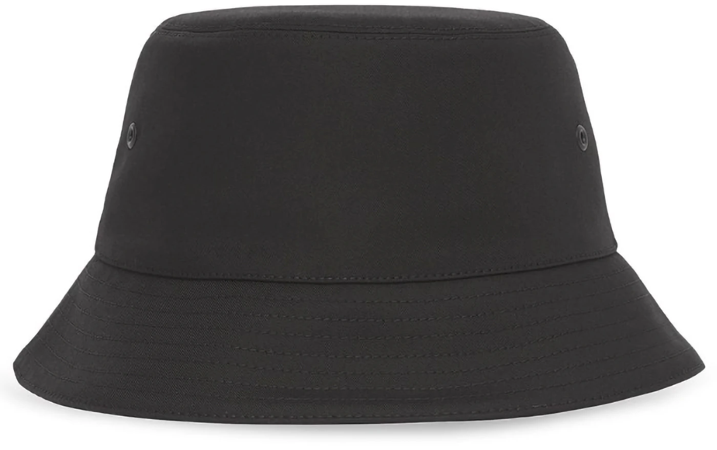 Burberry Black Logo Patch Bucket Hat Black Men's - US