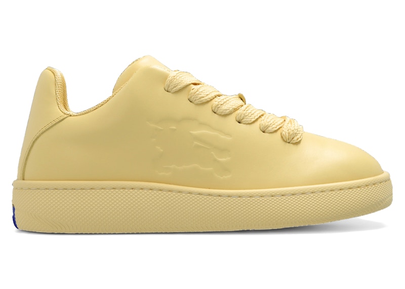 【Burberry】 Box leather sneakers Burberry Men's Leather Box Low-Top Sneakers | Neiman Marcus
