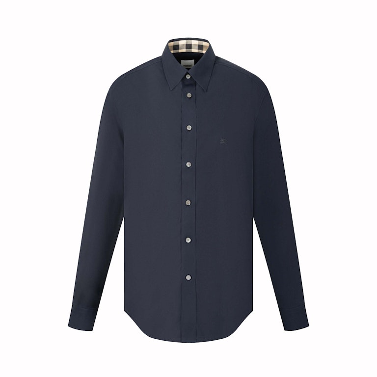 Pre-owned Burberry Brit Cambridge Aboyd Shirt Navy