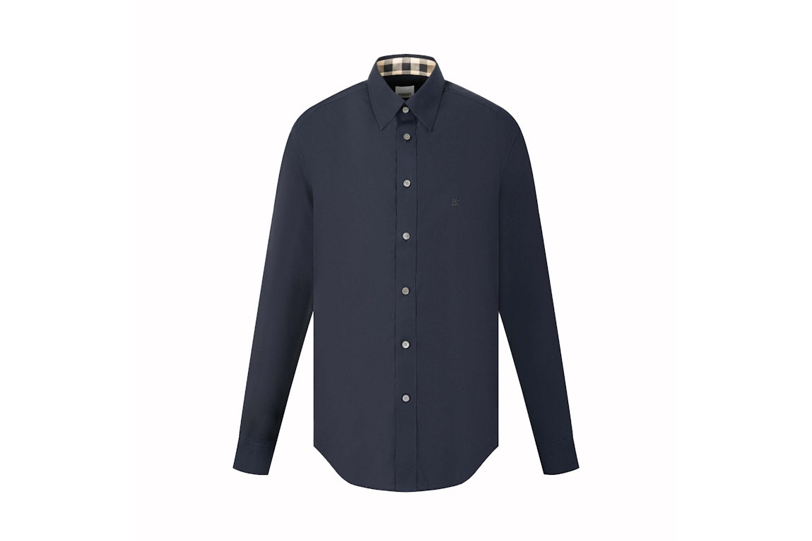 Pre-owned Burberry Brit Cambridge Aboyd Shirt Navy