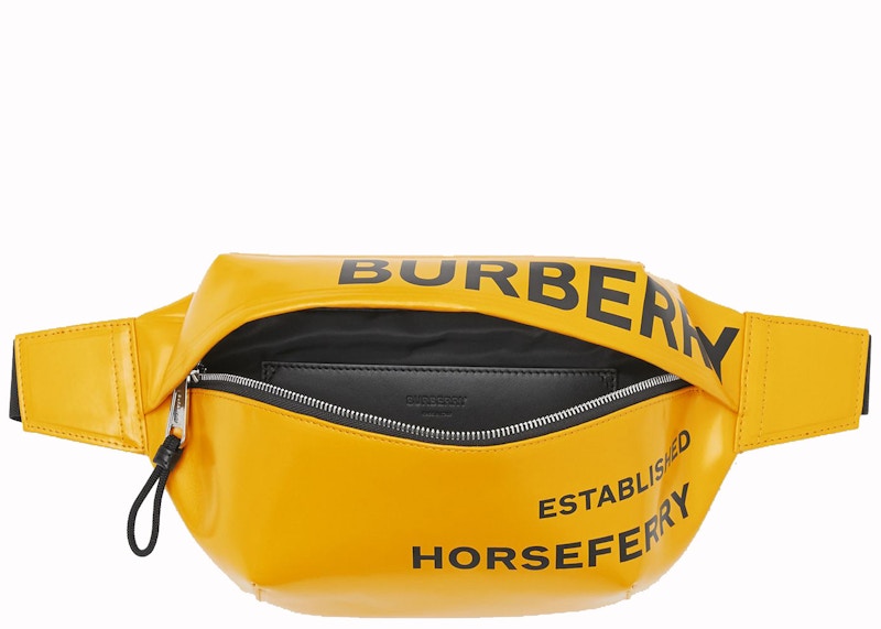 extra large horseferry print coated canvas bag