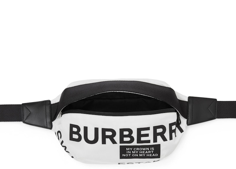 burberry bum bag black