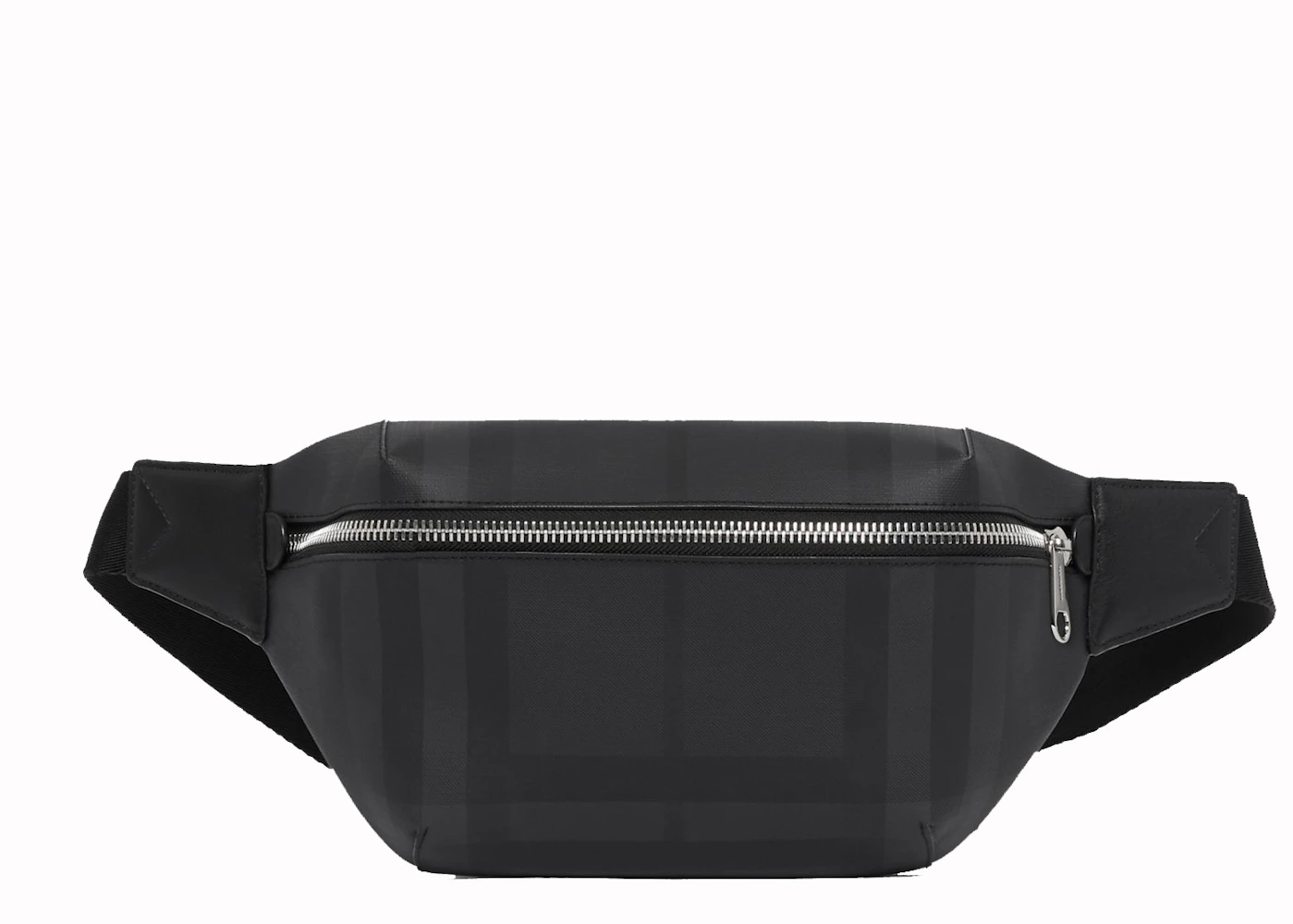 Black & Gray Checkered Bum Bag – Glow the Label
