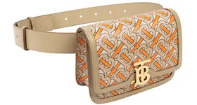 Burberry Bum Belt Bag TB Monogram Beige/Orange