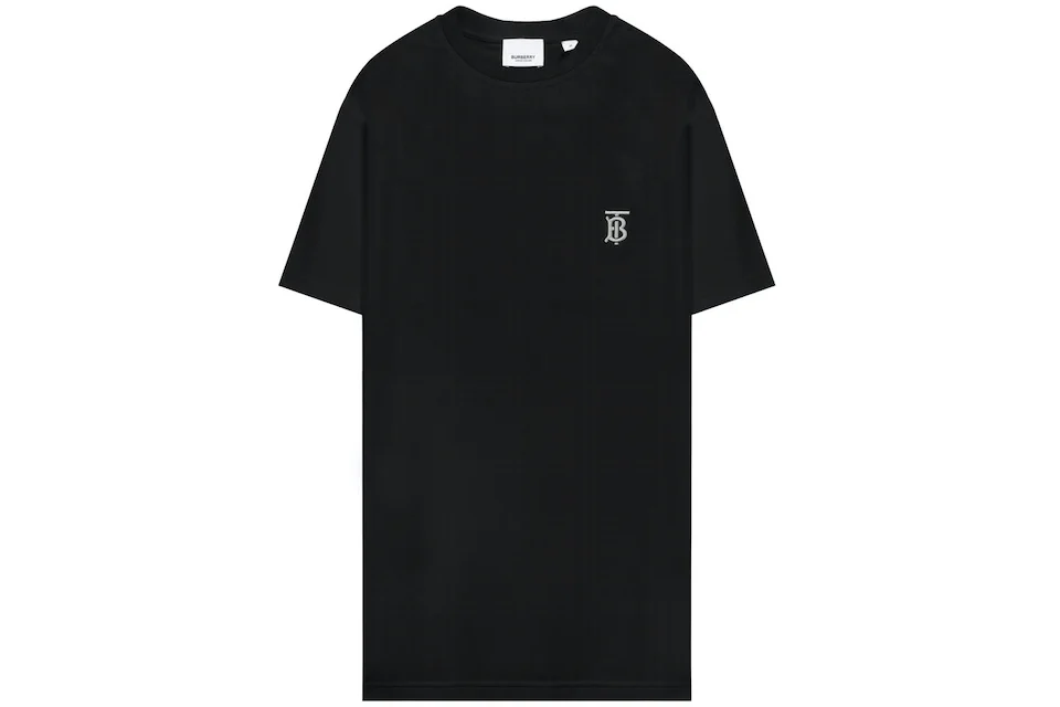 Burberry Burberry Logo Embroidered T-shirt Black