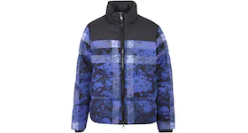 Burberry Camouflage Check Thermoregulated Puffer Down Jacket Blue/Black