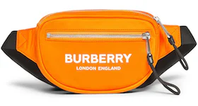 Burberry Cannon Bum Bag Logo Print ECONYL Small Bright Orange
