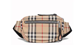 Burberry Cannon Bum Bag Vintage Check Small Archive Beige