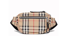 Burberry Cannon Bum Bag Vintage Check Small Archive Beige