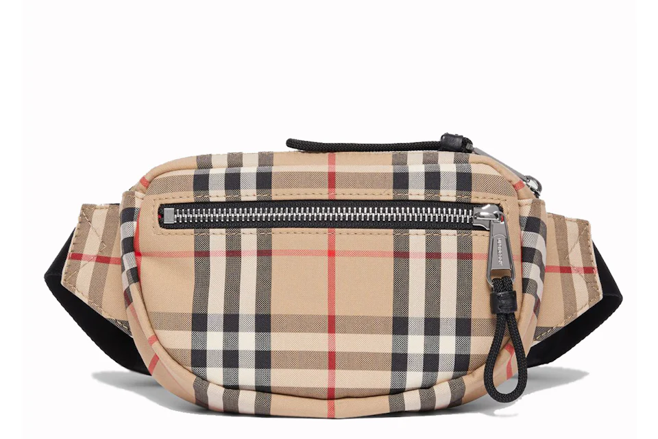 Small vintage check cannon bum bag Outlet