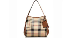 Burberry Canterbury Tote Horseferry Check Small Brown