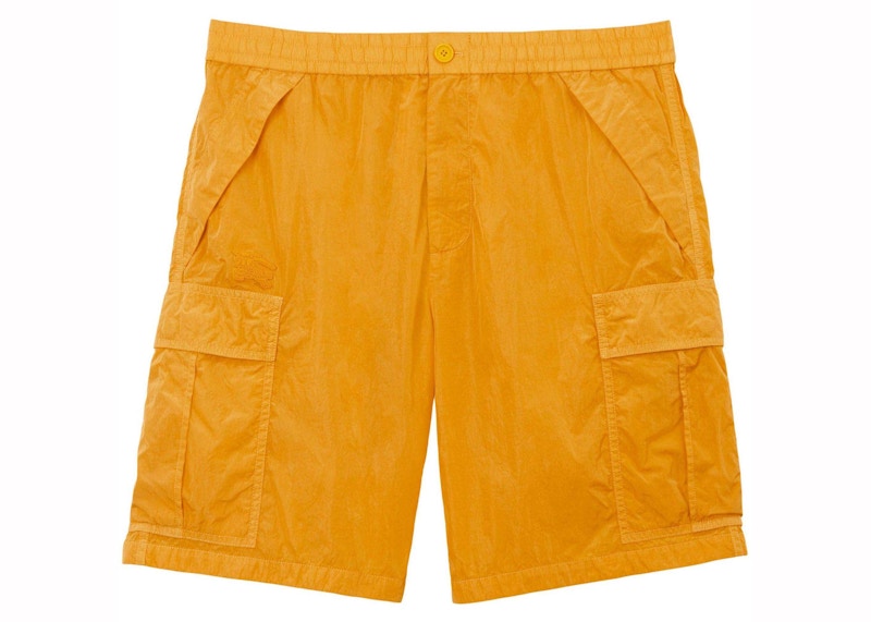 Burberry Capleton Cargo Shorts Yellow