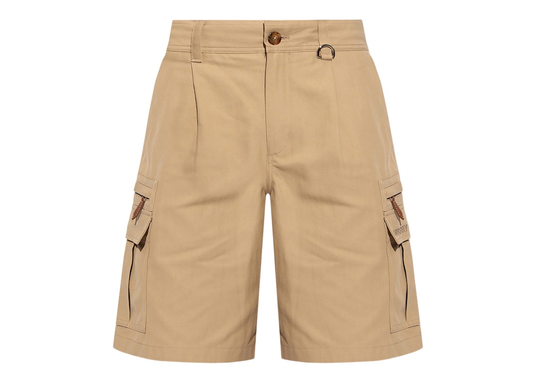 Pre-owned Burberry Cargo Bermuda Shorts Soft Fawn