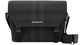 Burberry Charcoal Check Small Wright Messenger Bag Black/Charcoal