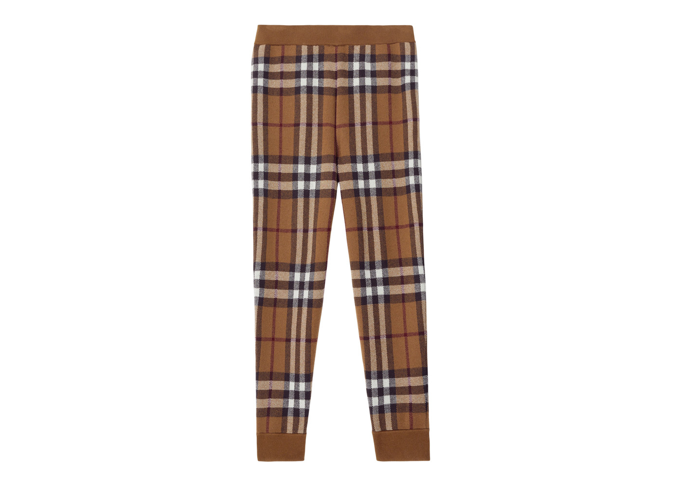 Burberry Silk Check Wide Trousers | Harrods LV