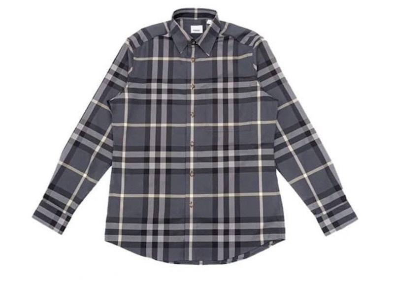 スウェット・トレーナー Burberry SS25 Check shirt Black Logo Check Polo Shirt - kids atelier